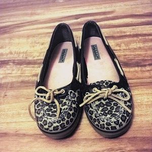 Sperry Leopard Flats